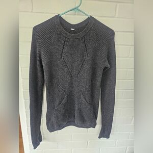 Lululemon Athletica The Better The Sweater Gray Women's Sweater Size XS